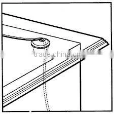 Desk cable grommet for computer/office desk