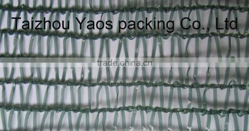 green PE raschel knitted plastic mesh bag vegetables onion bag