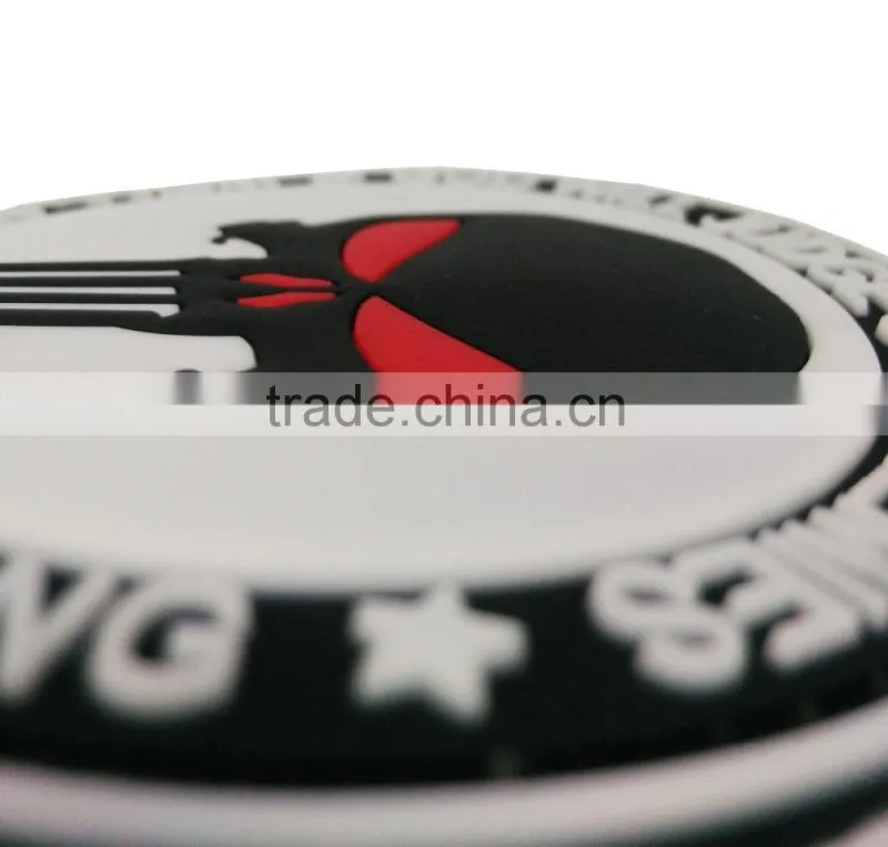 Country Flag Rubber Patch PVC patches with tight backing