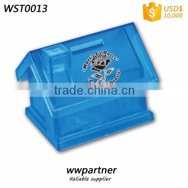 Personalized money box Plastic House Shape