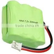 7.2v Aaa 300mah NiCD Rechargeable Battery Pack