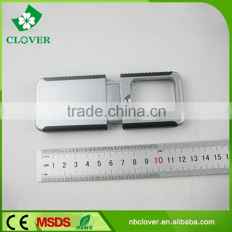 Plastic magnifier portable magnifying glass with light