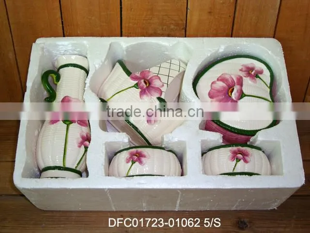 Hot selling Ceramic Arabic 5pcs gift set