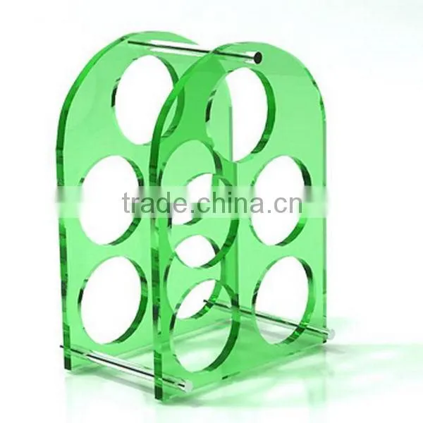 Fashionable unique acrylic vodka bottle display