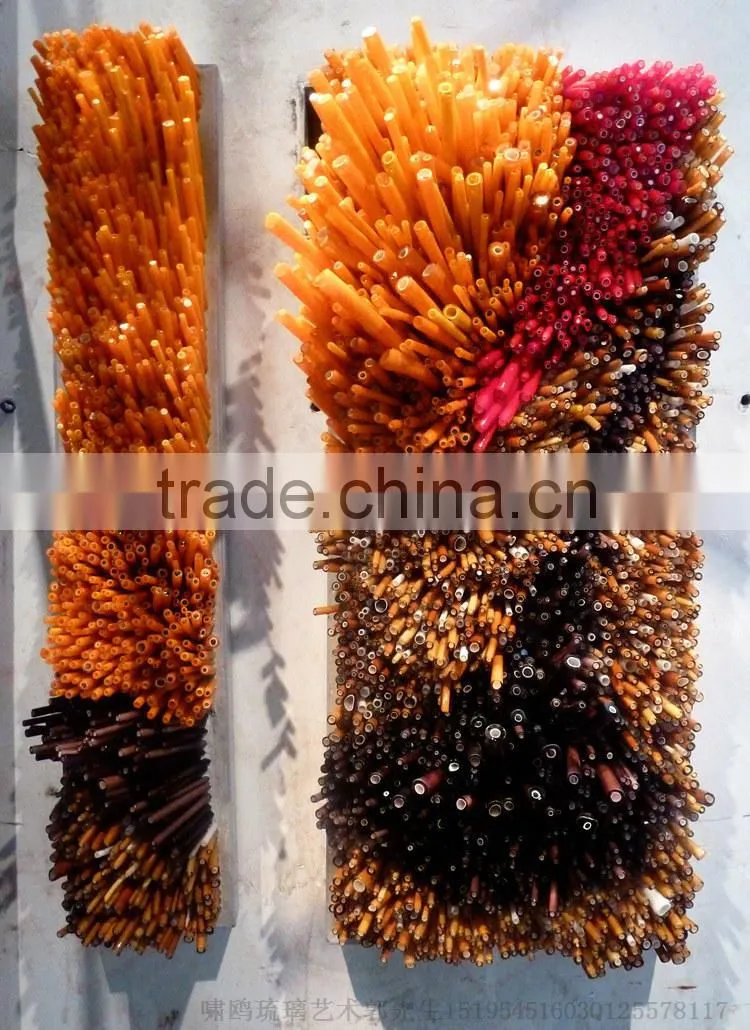 hand blown glass wall decoration XO-20150629&Murano glass chandelier from famous Chinese glass artist Mr Ou