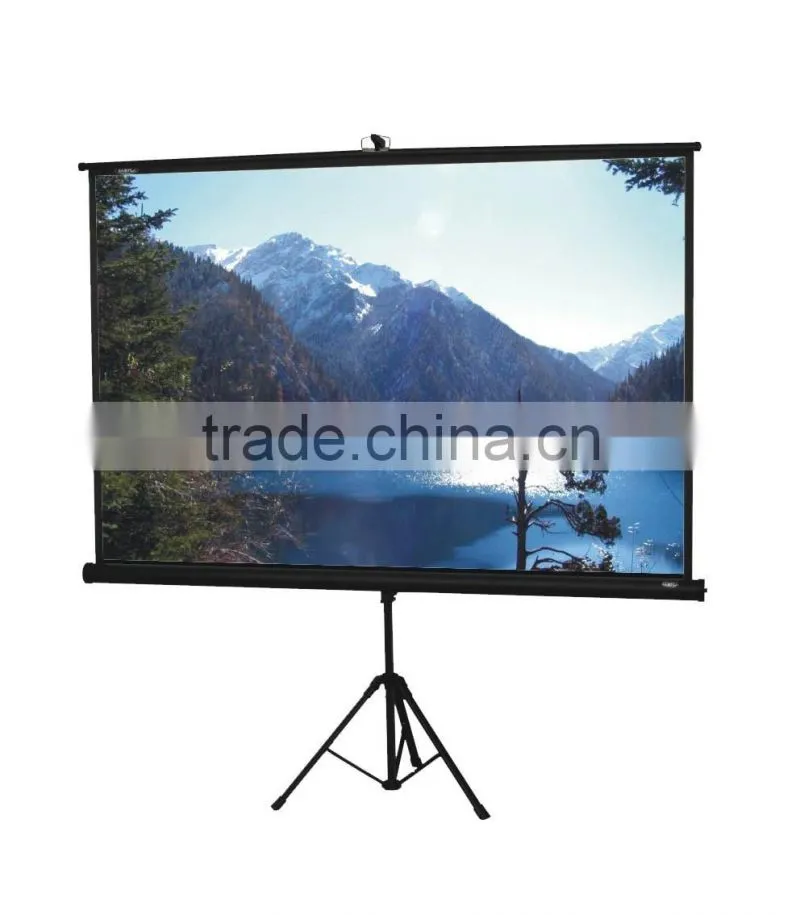 Tripod projection/projector screen, tripod portable projection screen from factory