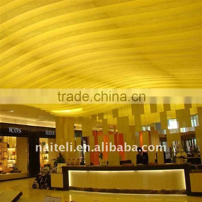 translucent onyx stone shopping mall Lamp design