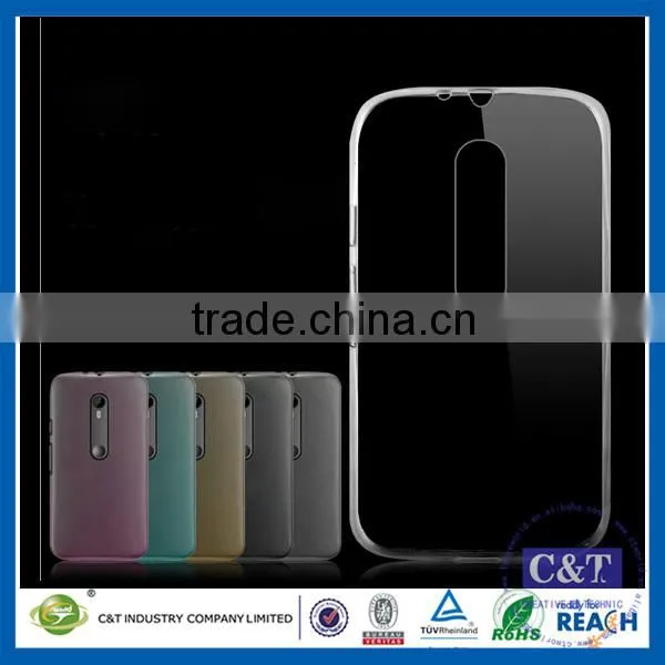 C&T Flexible Clear TPU Case For Motorola Moto G 3rd gen(3rd Generation)