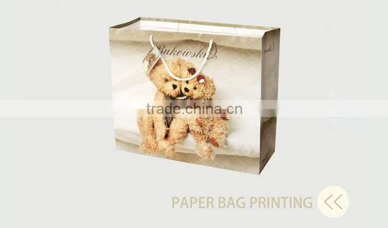 famous brand oem production customized paper bag