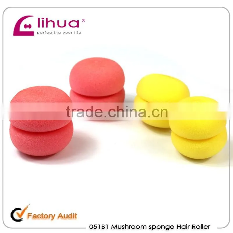Quality breathable sponge Sleeping Beauty mushroom hair roll