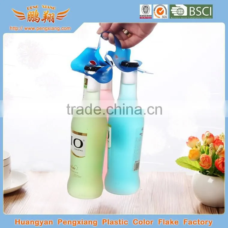 plastic beverage bottle handle