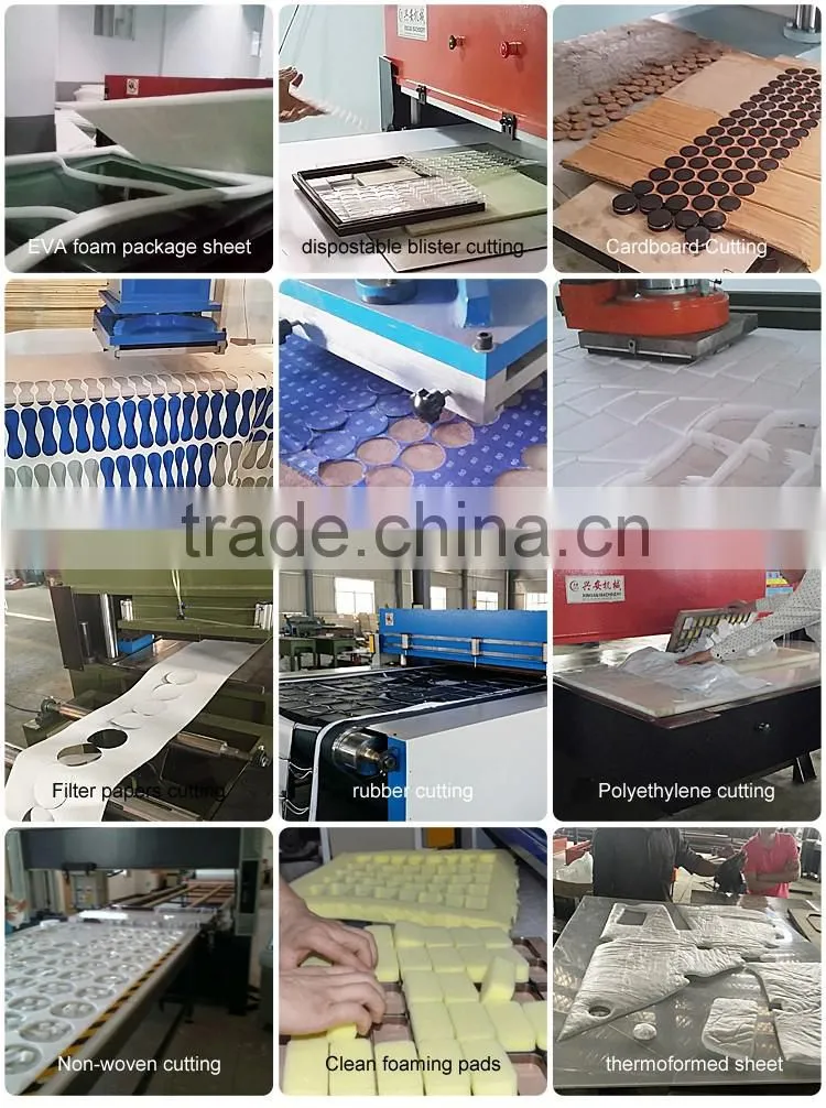 automatic hydraulic cutting machine for rubber footwear