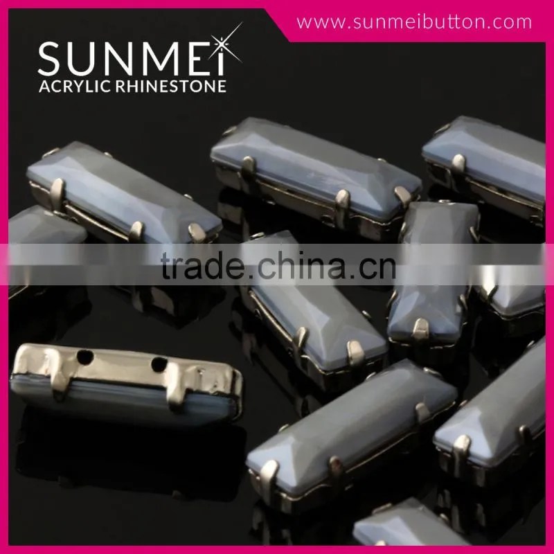 Factory Direct Sew on Flat Back Jade Rhinestone
