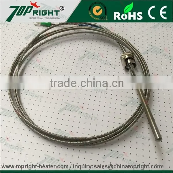 K Type Thermocouple Temperature Sensors for Exhaust Gas Temperature (EGT) with 1/8" NPT Adjustable Compression Fittings
