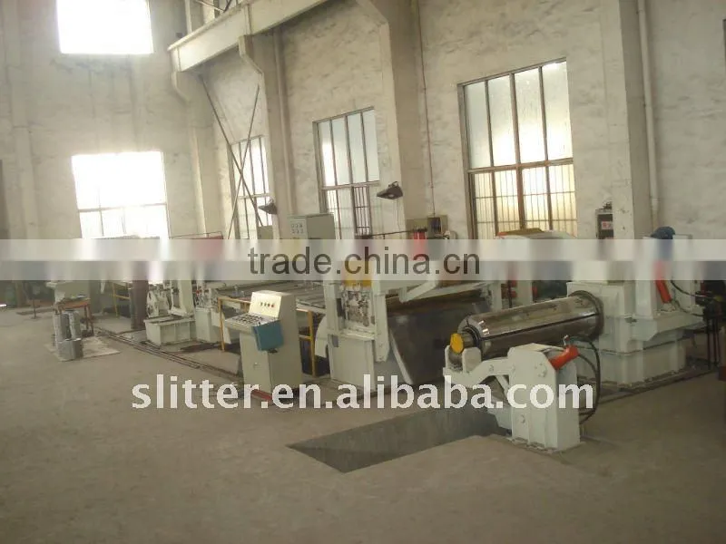 coil metal strips straightening and cut to length line