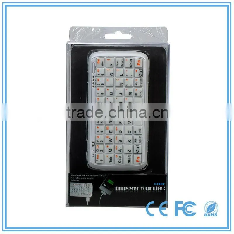 Mini bluetooth keyboard for samsung galaxy s4 with power bank PK001 for macbook pro 13 unibody case with keyboard