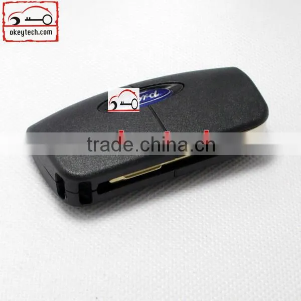 Okeytech ford key cover Ford Mondeo 3 buttons remote key shell for ford mondeo remote key