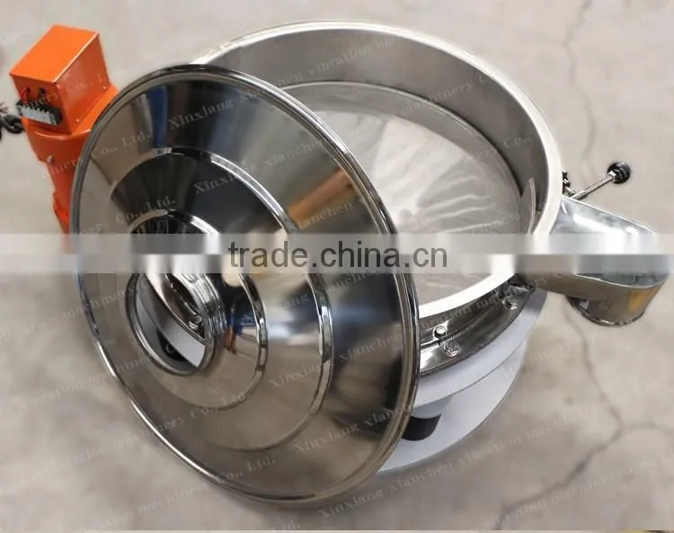Rotary flour screen sieve with direct discharge type