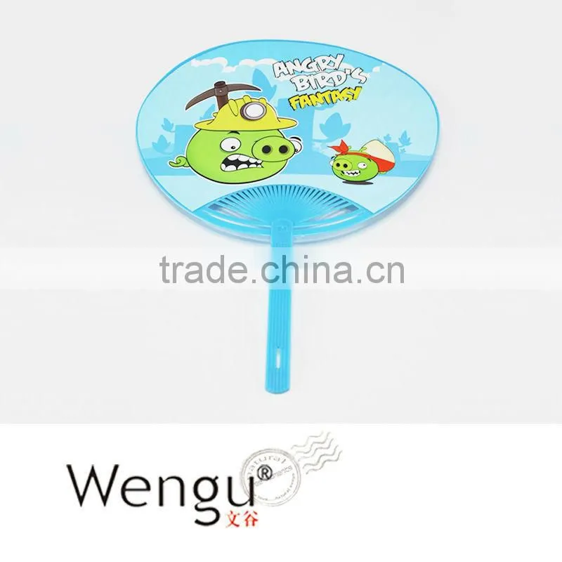 Customized cute plastic handheld fans ,pp fans ,plastic handheld fans supplier and manufacture