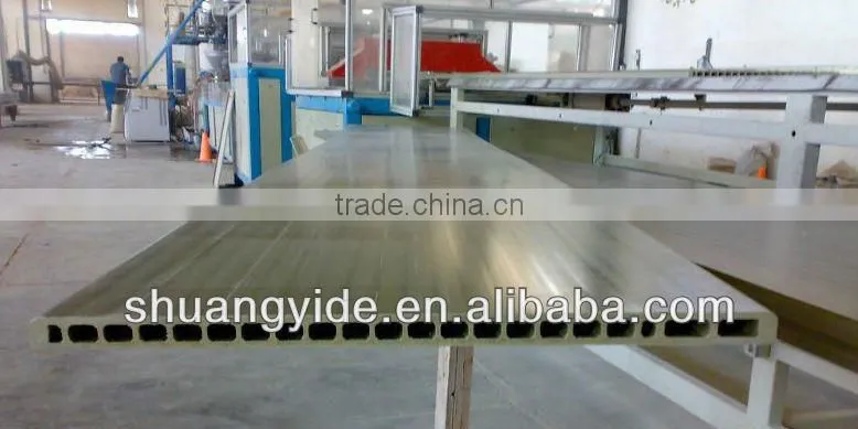 Sell hot! wood plastic machine / wood profile making machine production line