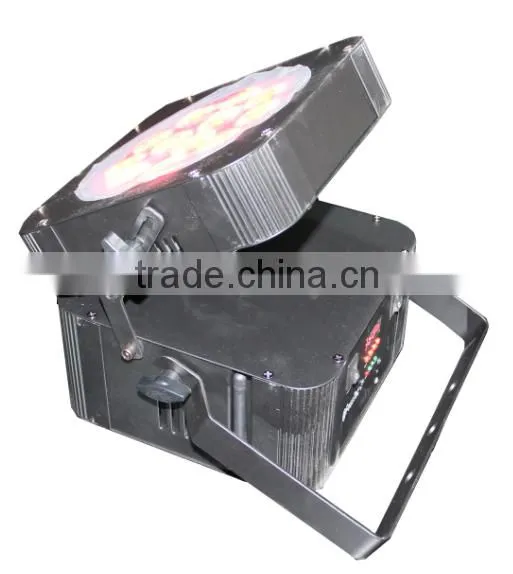 12x15w RGBWA 5in1 DMX wireless Battery led flat par light