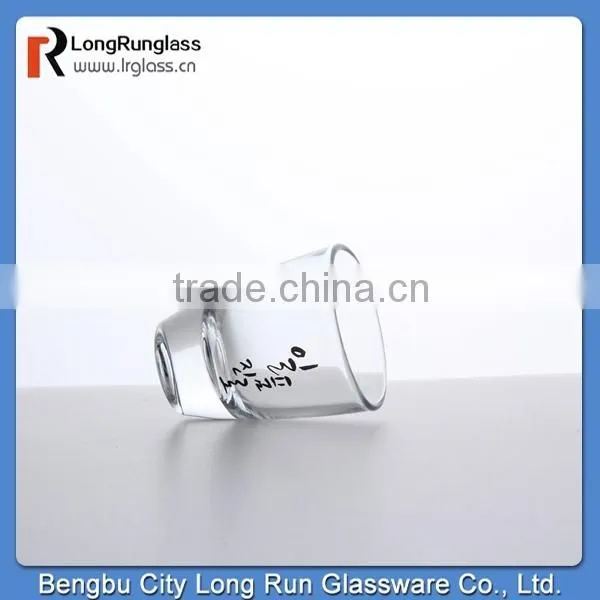 LongRun bengbu popular mini wine glass for whole sale with fancy decal