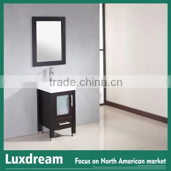 Hot sales floor standing bathroom vanity design for American