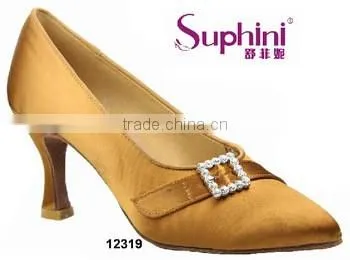 Spark purple Rhinestone/Crystal & Elite standard ballroom dance shoe by Suphini company