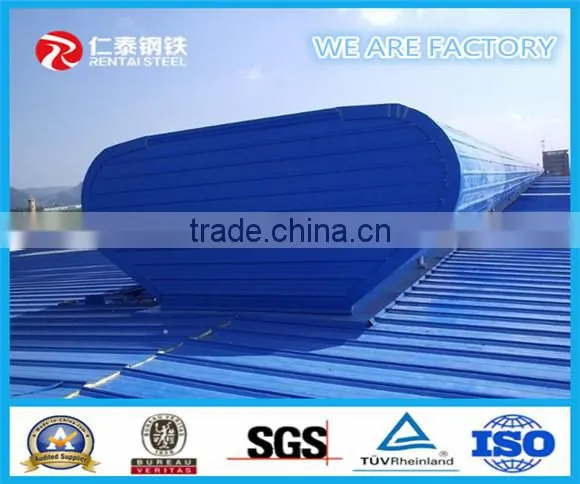 SPCC , color coated cold rolled steel coils with blue color and yellow made in China