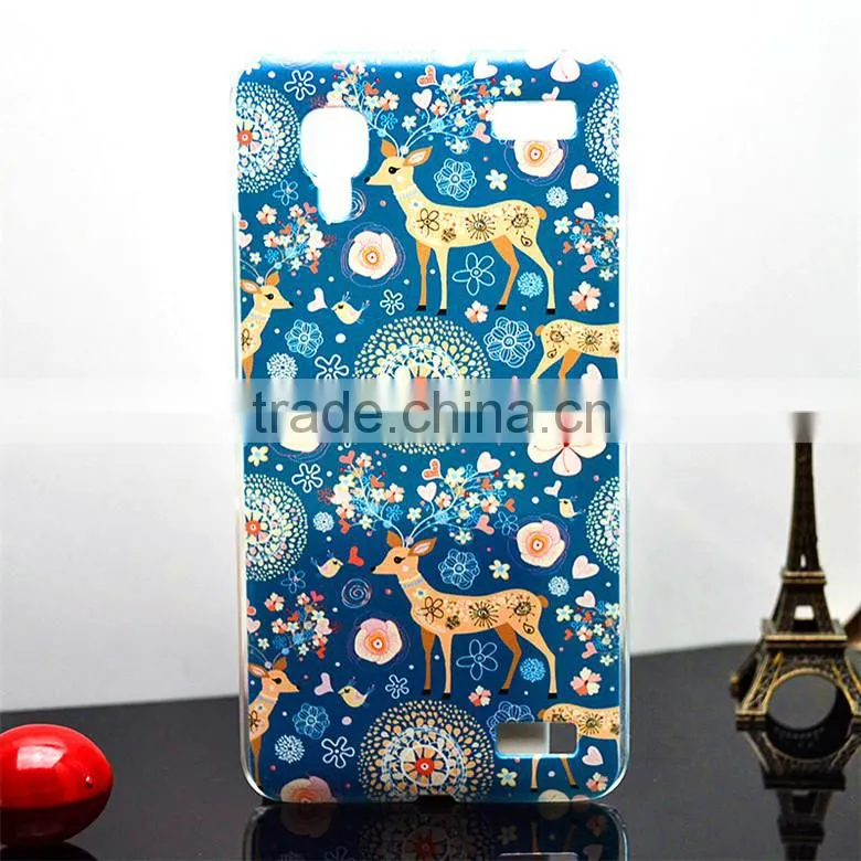 pc/tpu phone case with color Printing style for Vivo X5