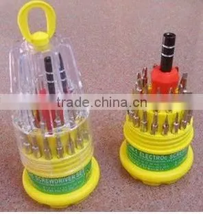 Cell phone repair tools 31 in 1 Screwdriver Set Mobile Phone Repair Kit Tools T3 T4 T5 T6 T7 T8 T10 T15