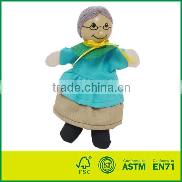 Kids Fabric Toy Wooden Doll