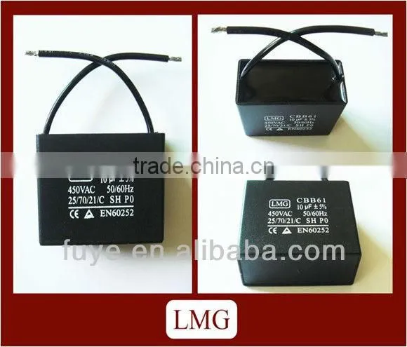 CBB61 22uf 250v with wires