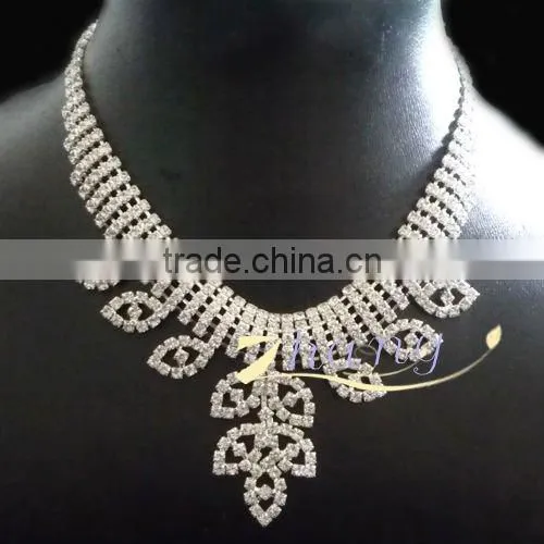 leaf endant jewelry set