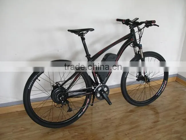 high end quality Mountain style electric bikes with bafang BBS01 36V 250W mid motor for eurpean market ( HJ-14M04 )