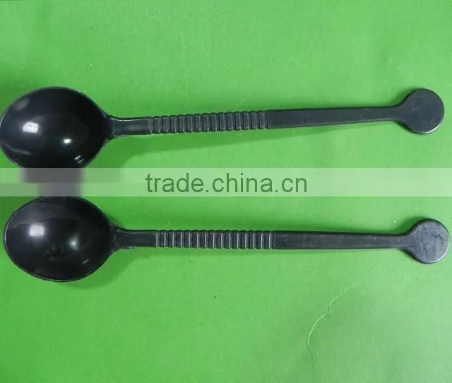 plastic spoon for coffee or drinking