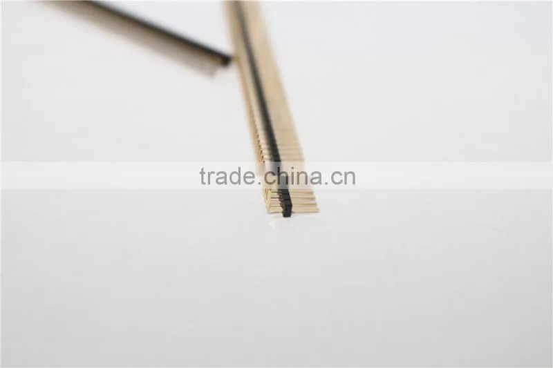 1.27mm single row right angle pin male header connector
