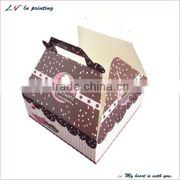 custom design beautiful cupcake boxes, 24 hole cupcake boxes