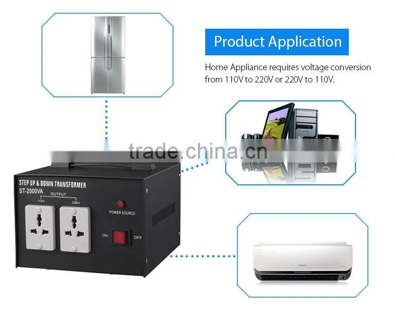 High performance single phase for refrigerator solar energy transformer