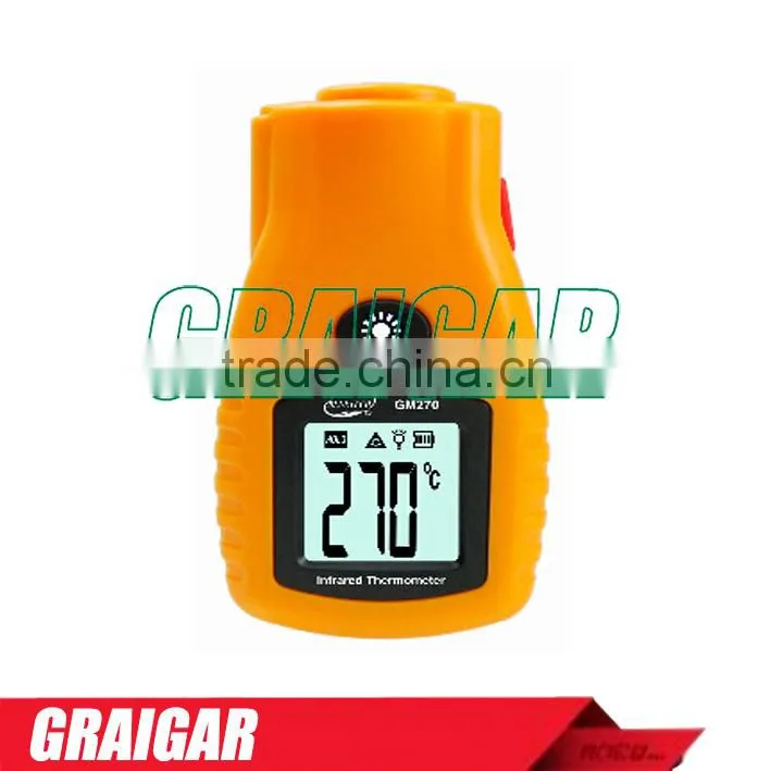 Infrared thermometer GM270 Distance Spot Ratio:8:1 *Emissivity:0.95 preset