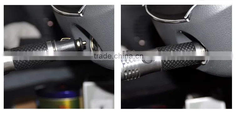 Hot 1watt Car Charging best rechargeable led flashlight with compass and rechargeable battery
