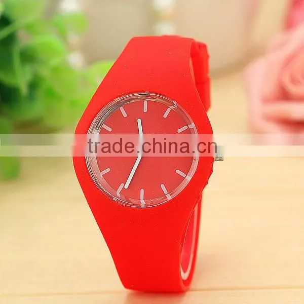 Custom Design Fashion Fruit Color Silicone Watch