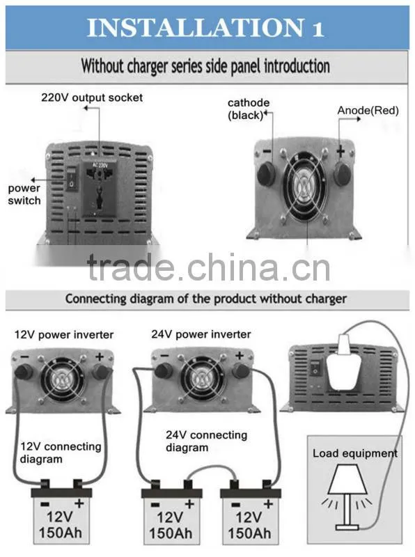 2500w single phase modified sine wave UPS inverter with CE approved