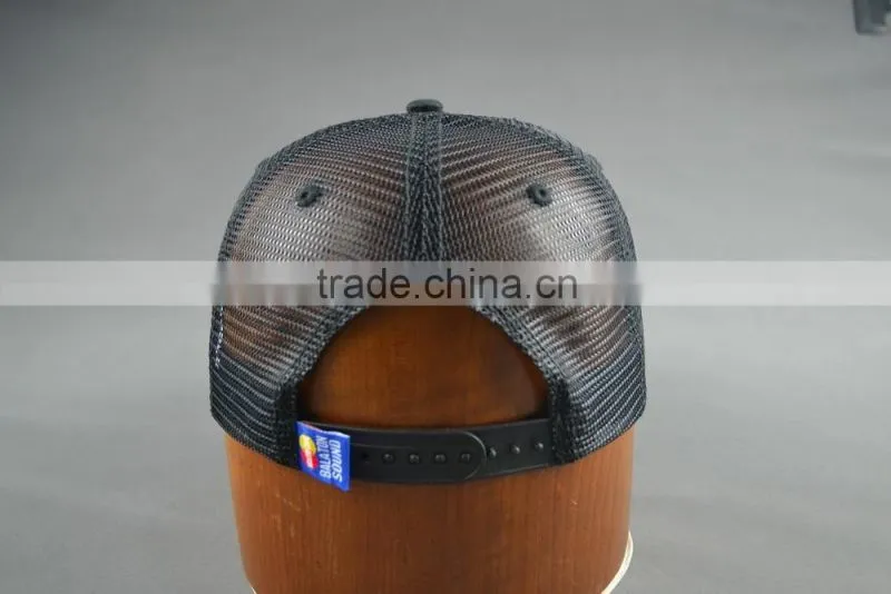 Custom 6-panel snapback cap with 3D embroidery logo