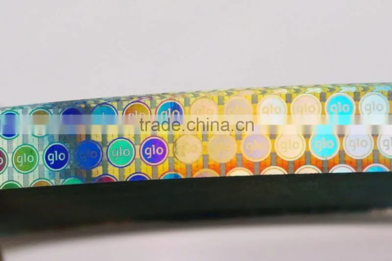 Custom Hologram Hot Stamping Foil label sticker