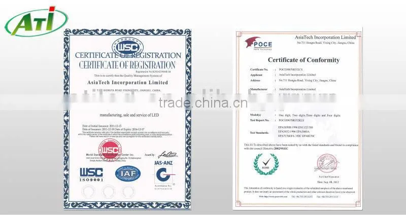8 8 dot matrix, promotional item with 3 years guarantee
