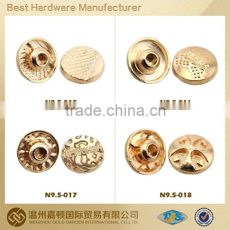 Metal leather studs rivets