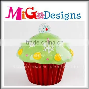 Wholesale Fabulous Ceramic Cupcake Cookie Jar With Lid