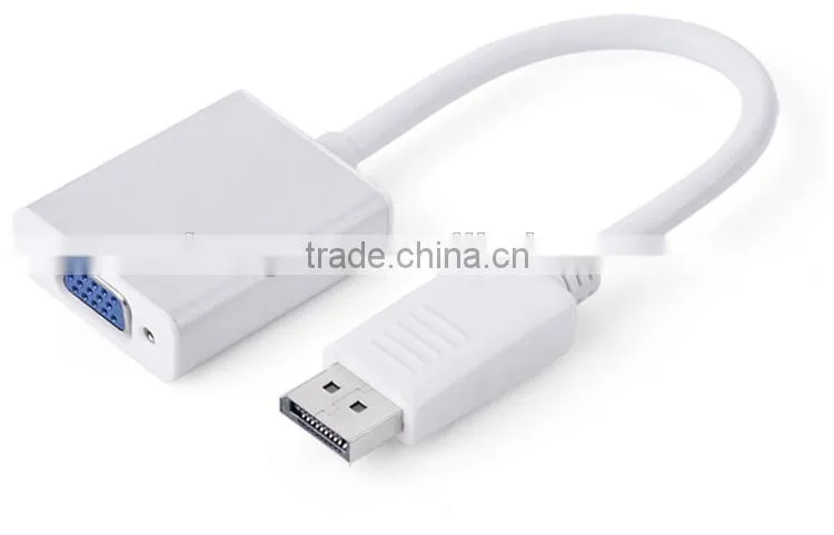 manufacturer hot sales high resolution cheap DP to VGA cable