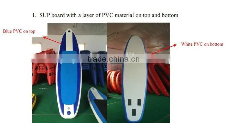 2015 best selling non slip EVA pad Inflatable SUP boards
